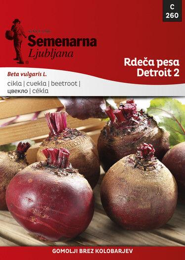 Semenarna Ljubljana Sjeme Cvekla Crvena Detroid 260