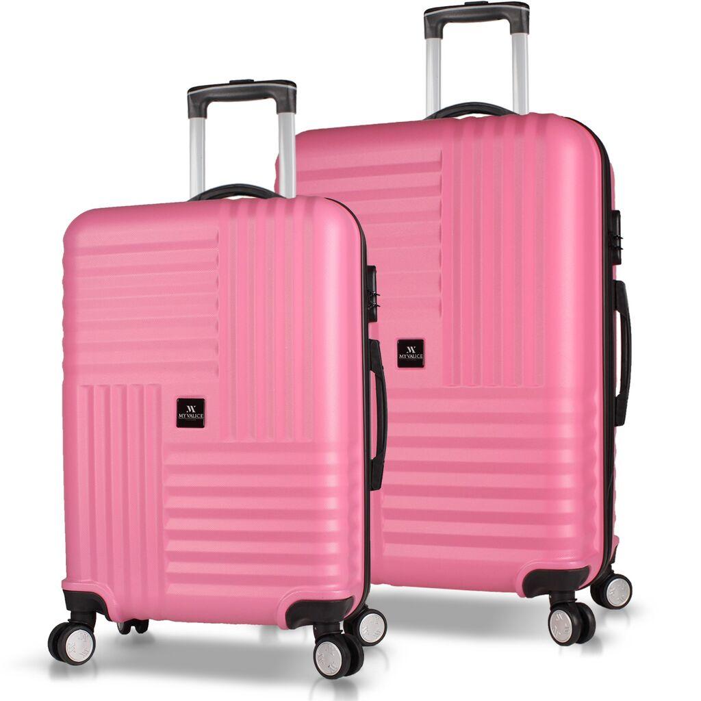 MyValice set kofera 8449, 2 dijela, roze