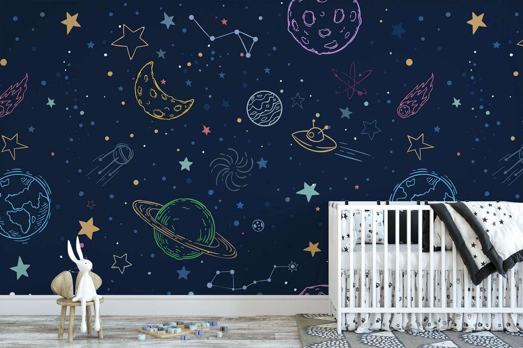 Wallity Tapeta za zid MDK-00128, 300x270 cm, Šarena
