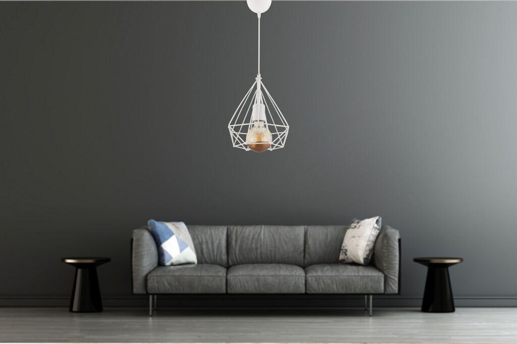 Opviq luster OppoDiamond, bijeli