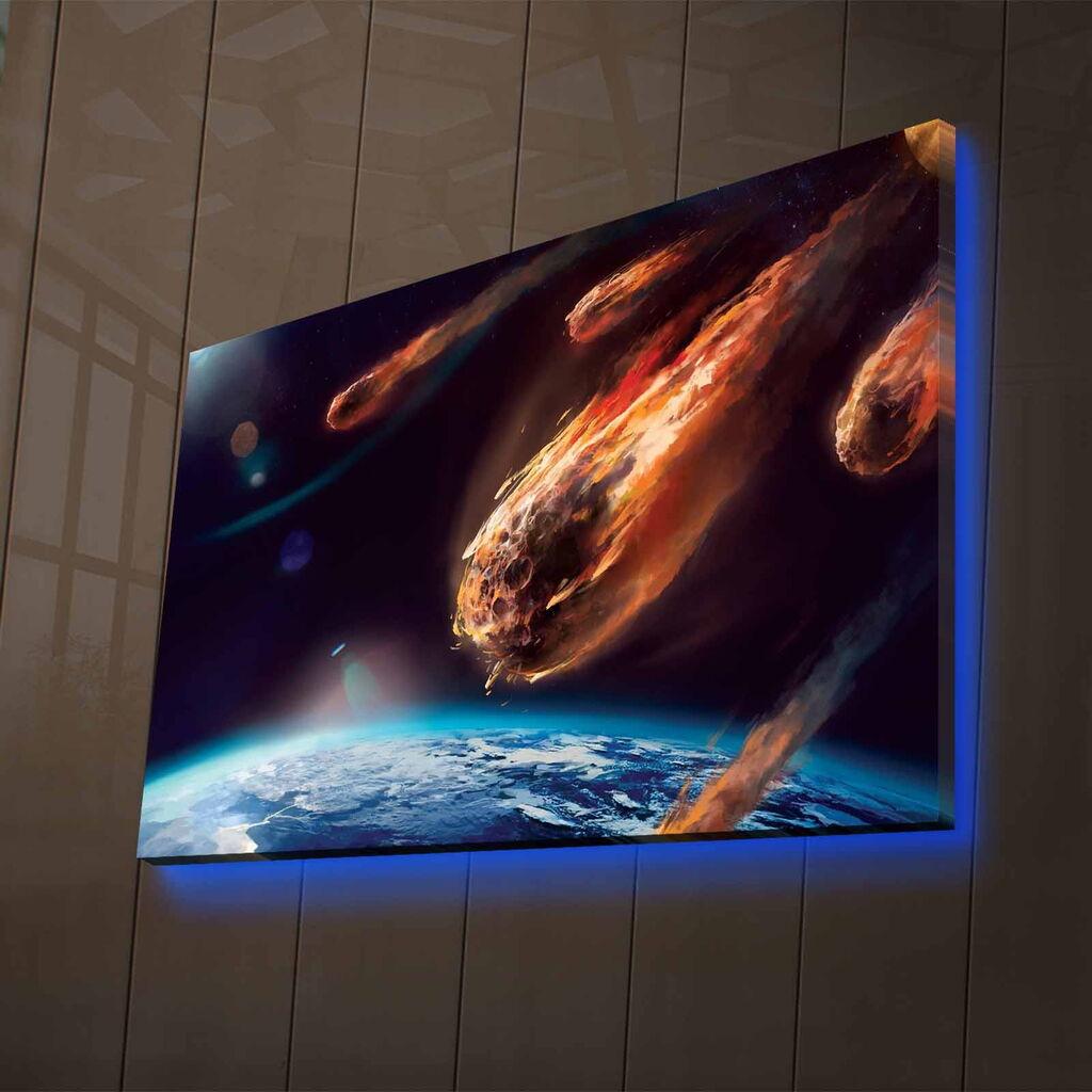 Zidna slika sa LED osvjetljenjem NASA-009, 45x70 cm