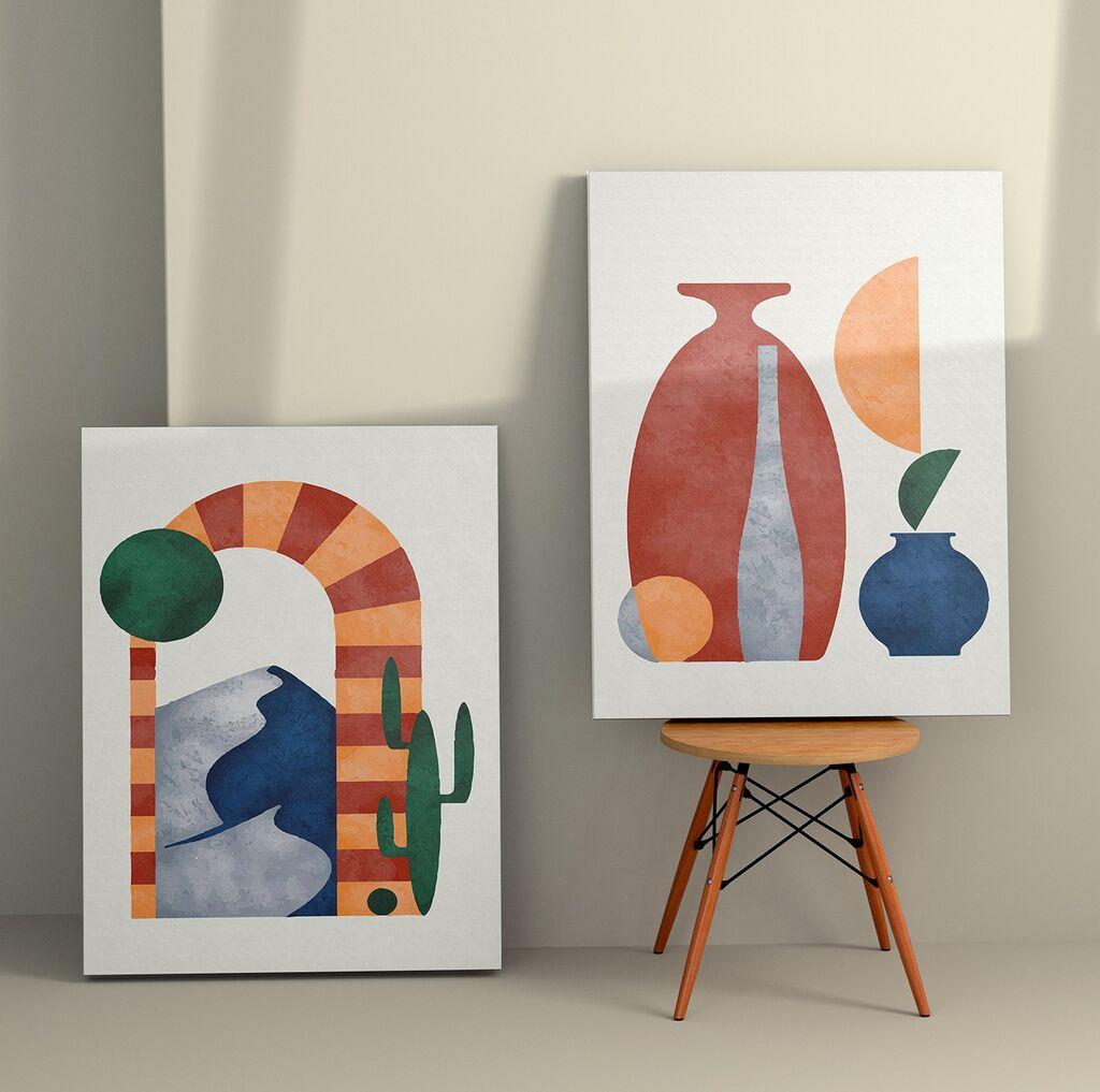Wallity Zidna dekoracija 2KNV4280, 70 x 100cm, 2 komada
