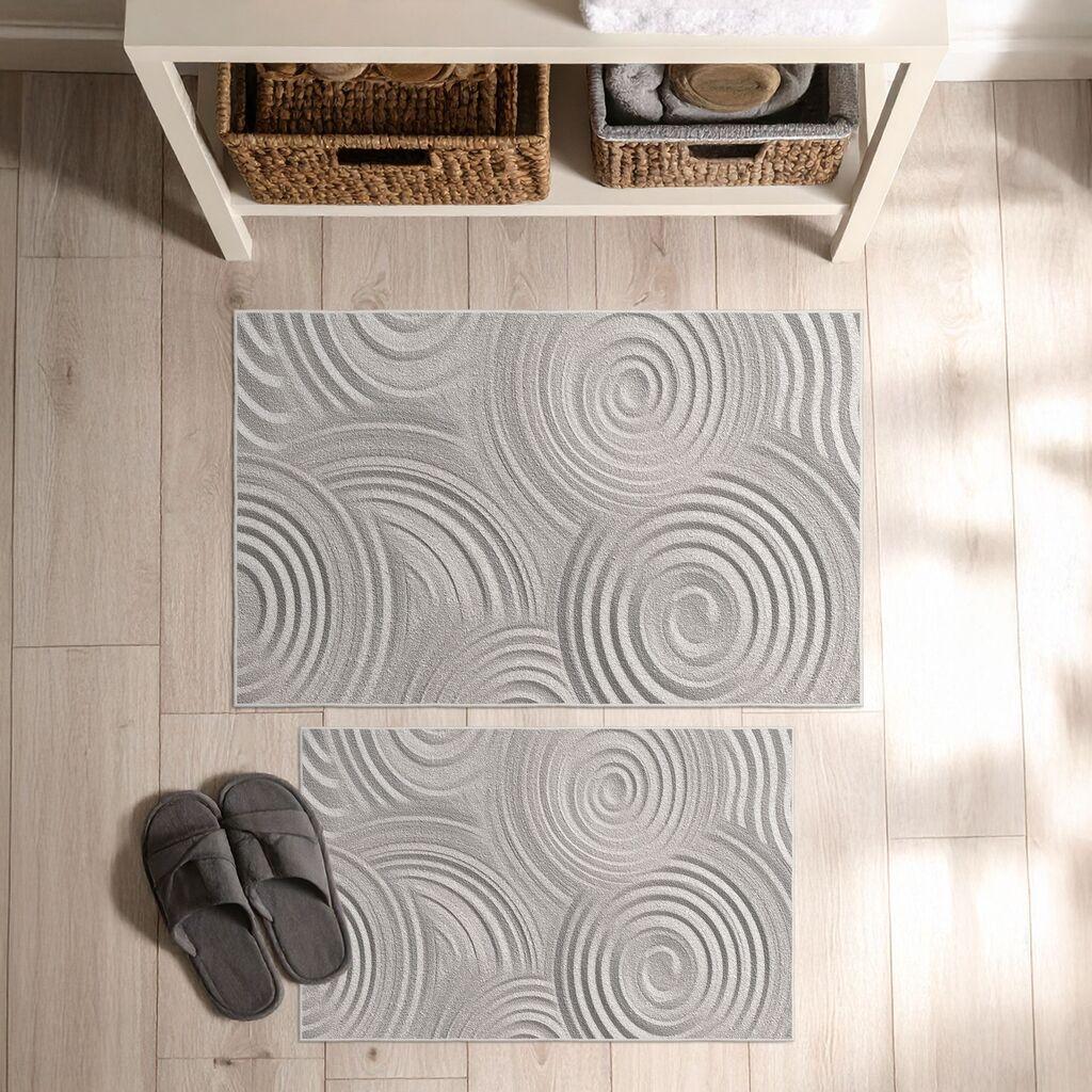 L'essentiel Maison Set tepiha za kupatilo ASR35, 2 dijela, siva