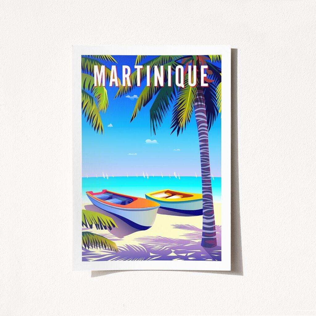 Poster Wallity Martinique-1999, 50x70 cm