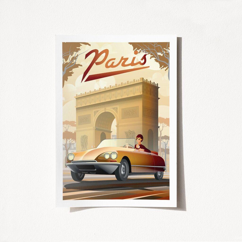Wallity poster Pariz-1982, 21x29,7 cm