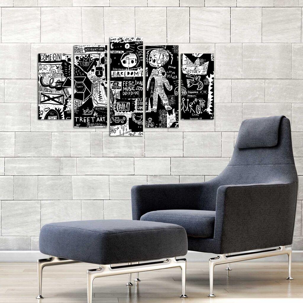 Wallity set figura 5ABSMDF-73, 5 dijelova