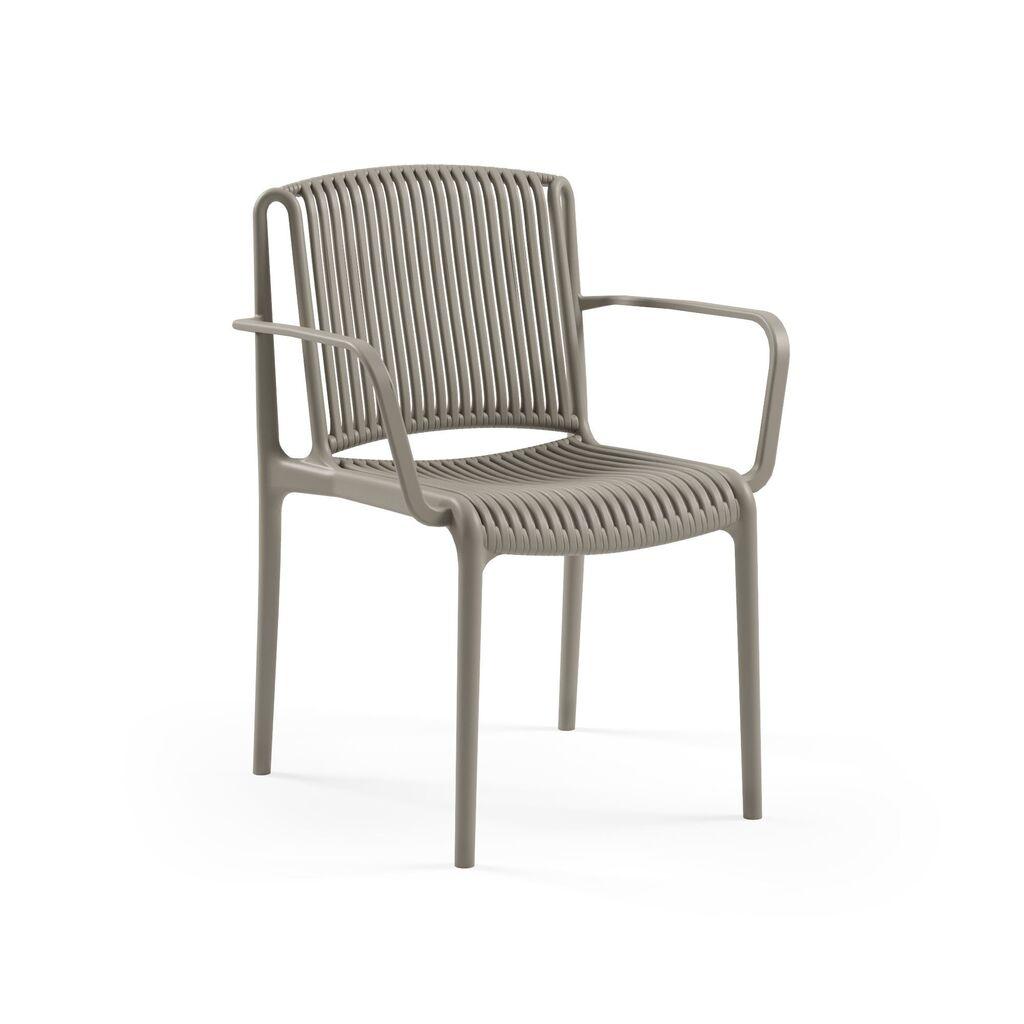 Hanah Home Nes set stolica, 61x85x95 cm, 4 dijela, siva