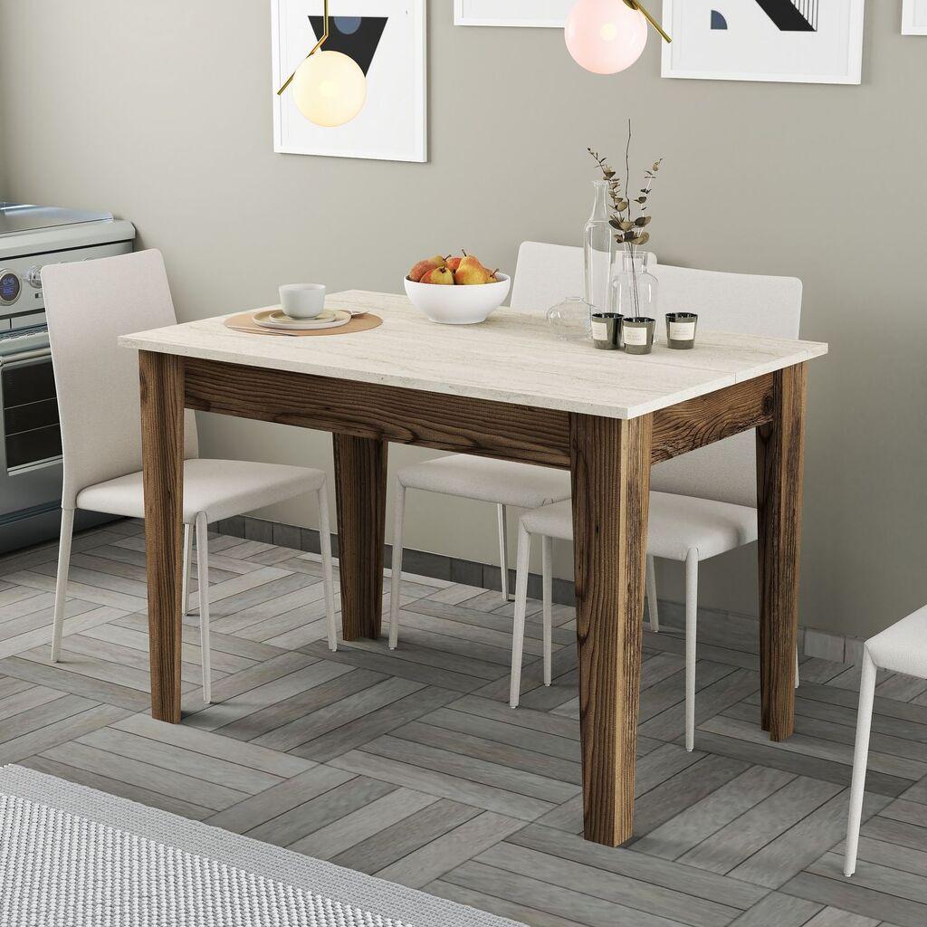 Hanah Home Trpezarijski sto Kijev 895, 110x75x72 cm, Boja hrasta