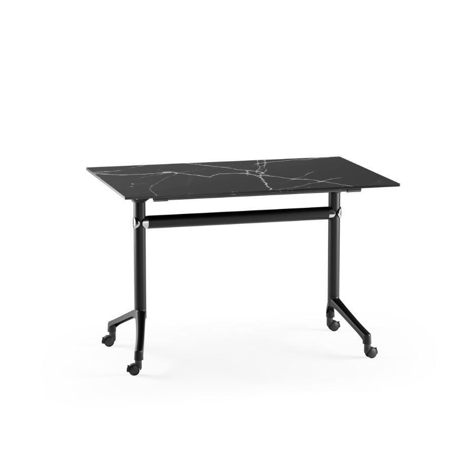 Hanah Home Sklopivi sto Snap, 120x69x48 cm, Crni