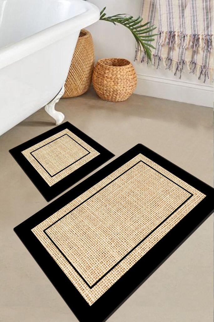 L'essentiel Maison Regona set tepiha za kupatilo, 2 komada, krem