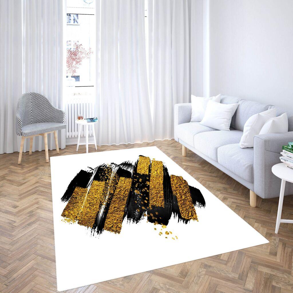 Conceptum Hypnose tepih CG_202, pravougaoni, 100 x 140 cm, crno-bijeli