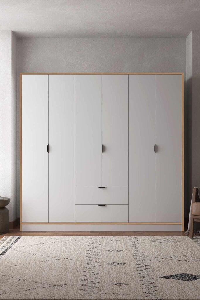 Hanah Home Ormar Arden 6, 190 x 182 x 44 cm, Bijeli