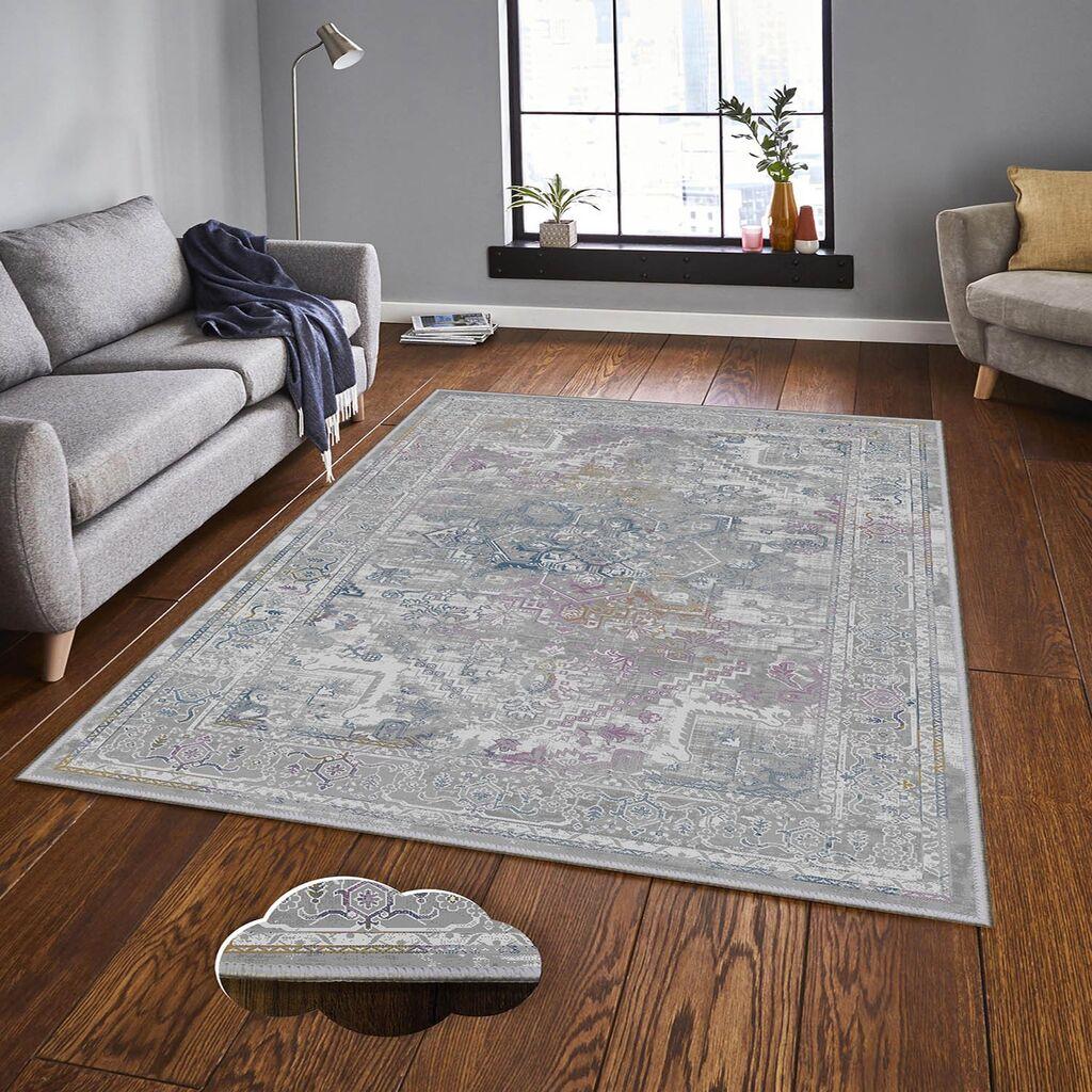 Conceptum Hypnose tepih Eexfab1193, pravokutni, 80 x 150 cm, siva