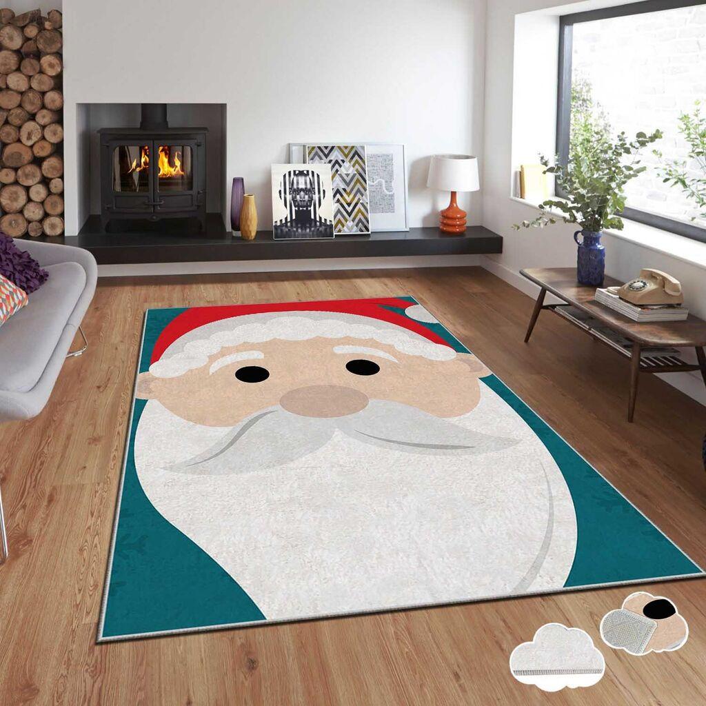Conceptum Hypnose tepih s novogodišnjim motivima Asr-Crpt-51, Pravougaoni, 100 x 140 cm, Šareni
