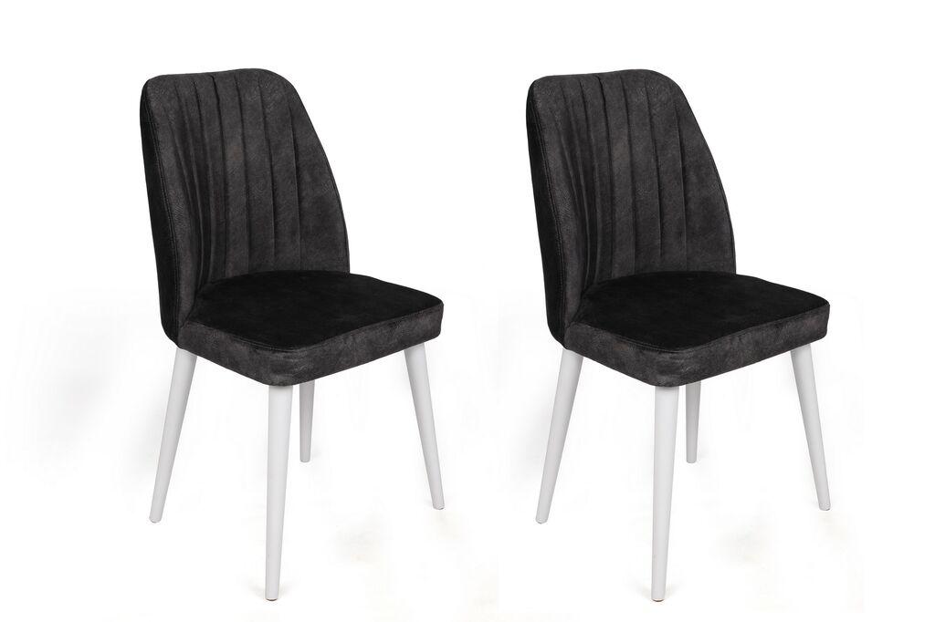 Hanah Home set stolica Alfa-497 V2, 62x75x51,5 cm, 2 dijela, antracit