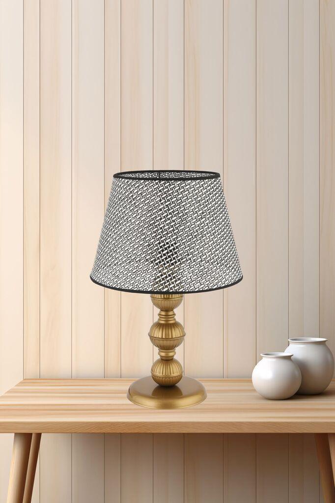 Opviq Stona lampa 300 Hazeran, 60 W, 45 cm, Siva