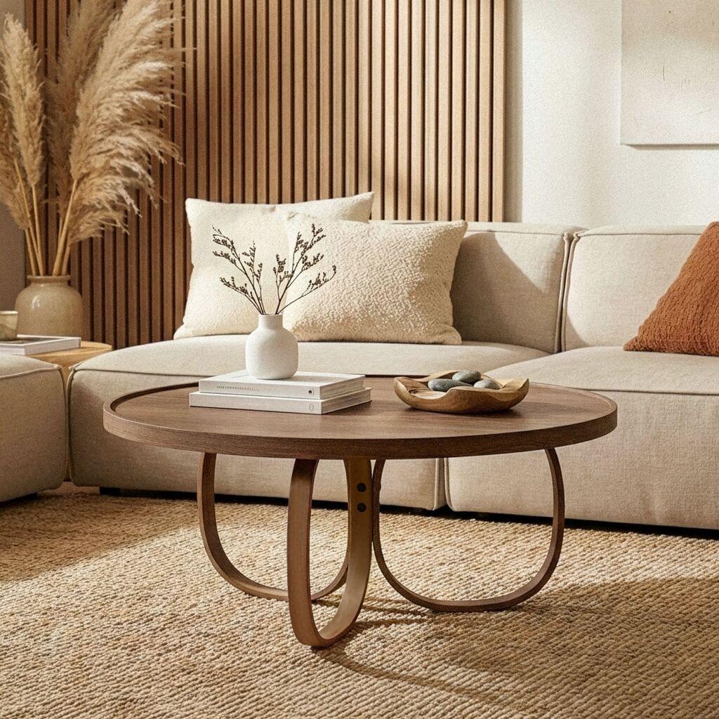 Hanah Home Club sto Jupiter, 100x46 cm, Smeđa