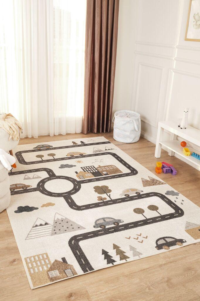 Conceptum Hypnose Tepih Bohem Kids Road, 80x150 cm, Siva