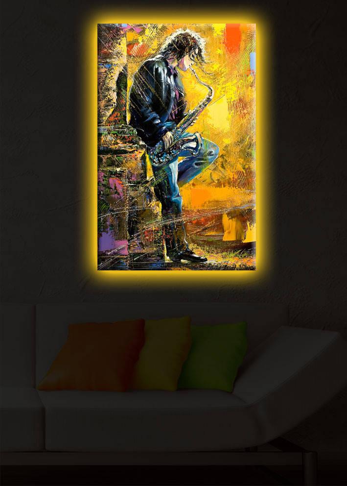 Zidna slika sa LED osvetljenjem 4570DACT-25, 45x70 cm
