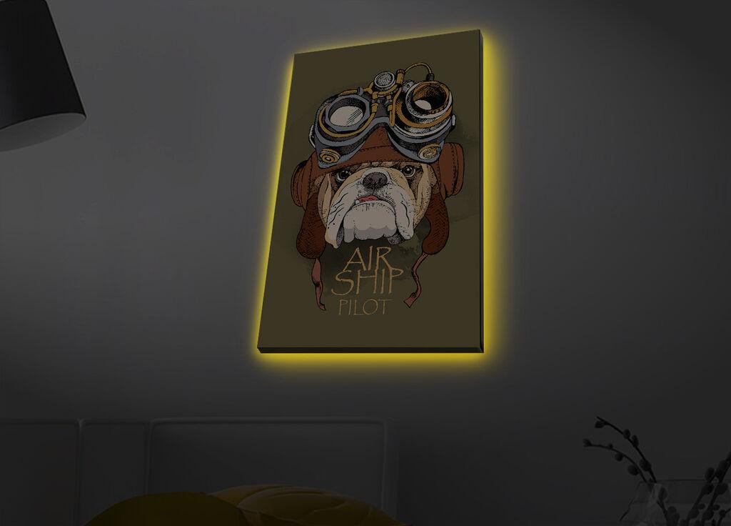 Zidna slika sa LED osvjetljenjem 4570MDACT-071, 45x70 cm