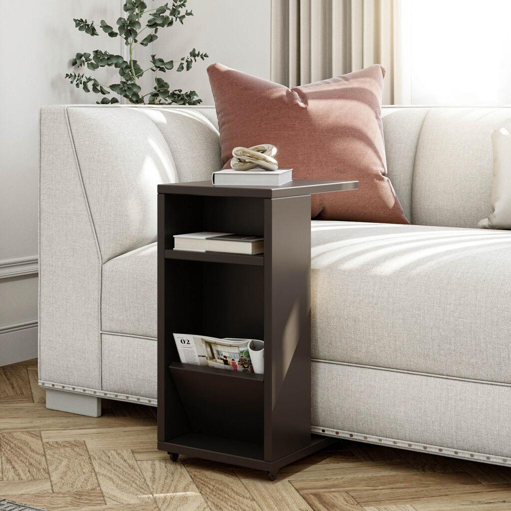 Hanah Home Klub sto Filinta, 30x63x40 cm, Crni