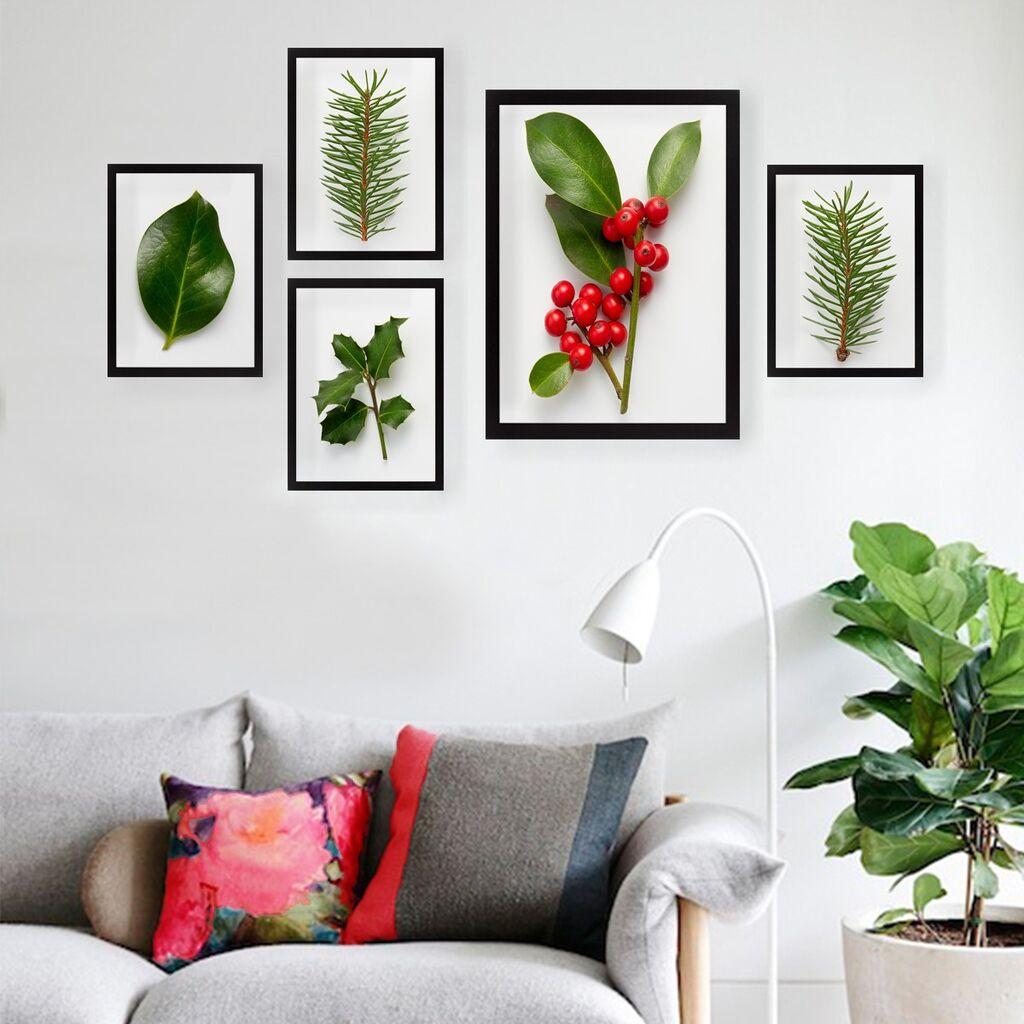 Wallity Set slika u okviru MDF SET_068, 5 dijelova