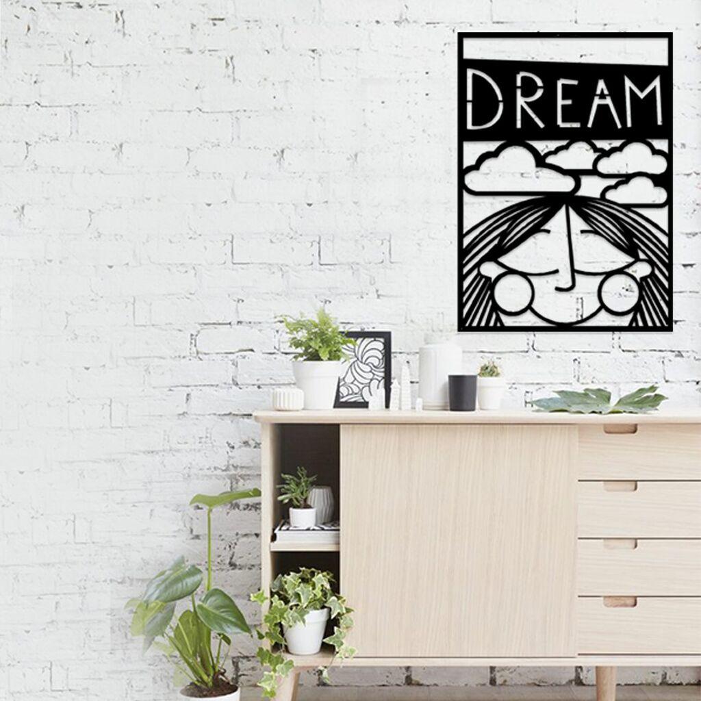 Wallity Zidna dekoracija Dream, crna