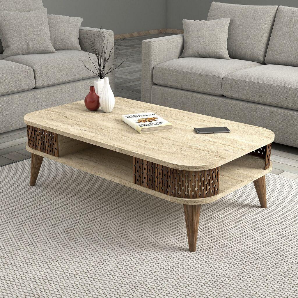 Hanah Home Club sto Eylul, 105x35x60 cm, Bež