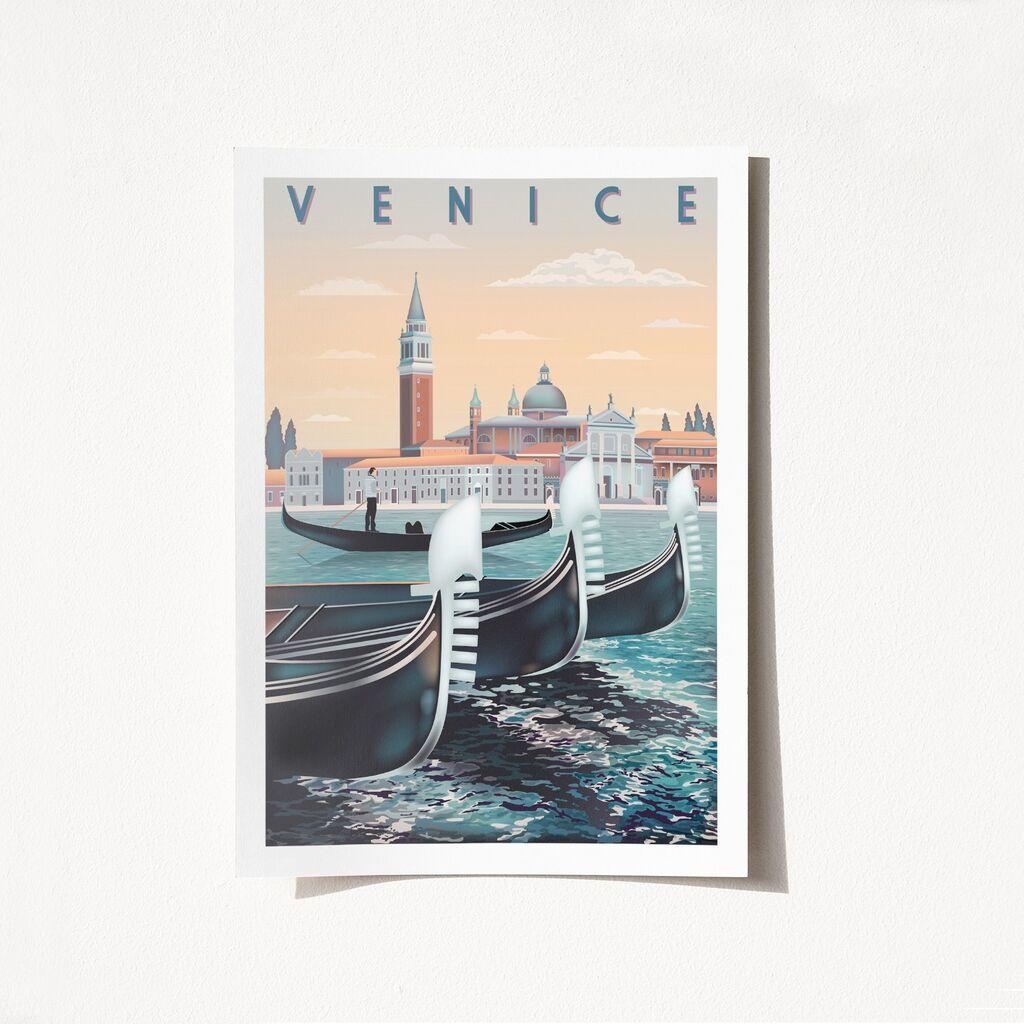 Wallity poster Venecija-1954, 21x29,7 cm