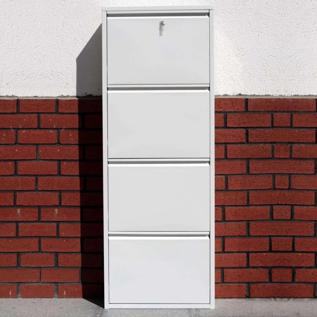Hanah Home Stalak za cipele Garda 4, 50x37x15 cm, Bijela