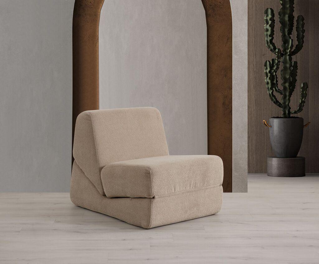 Atelier del Sofa Sklopiva fotelja Origami, 100x70x70cm, Bež