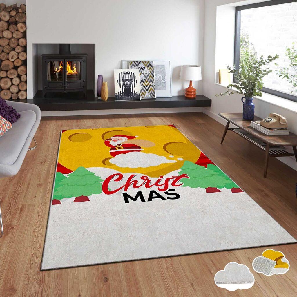 Conceptum Hypnose tepih s novogodišnjim motivima Asr-Crpt-94, Pravougaoni, 140 x 220 cm, Šareni