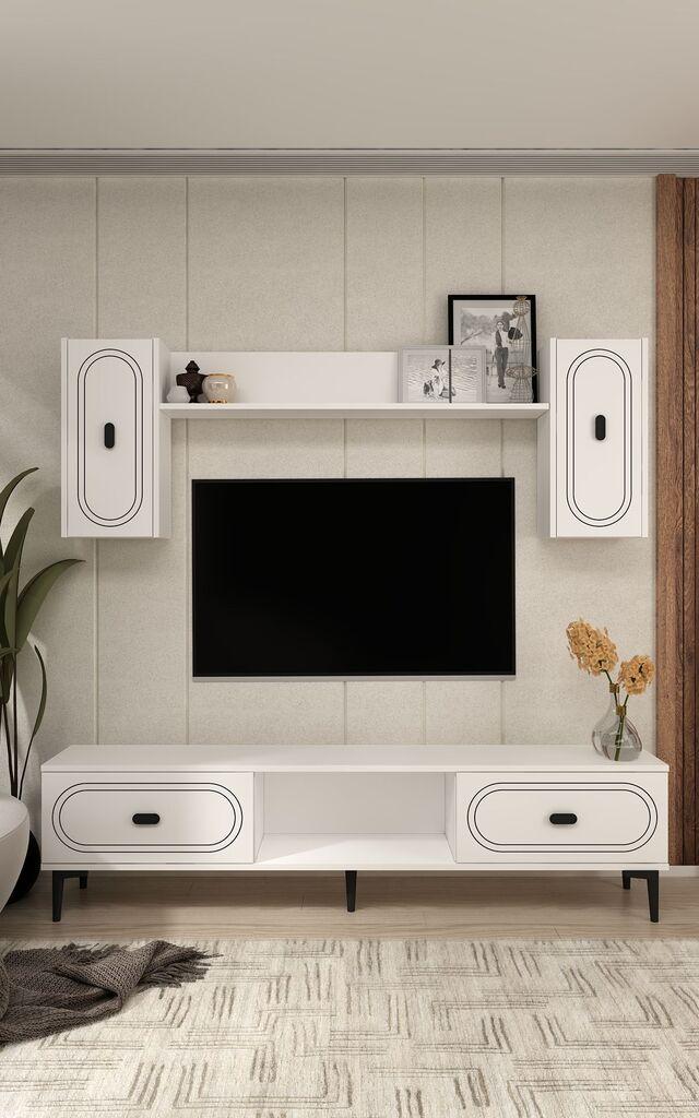 Hanah Home TV stalak, bijeli