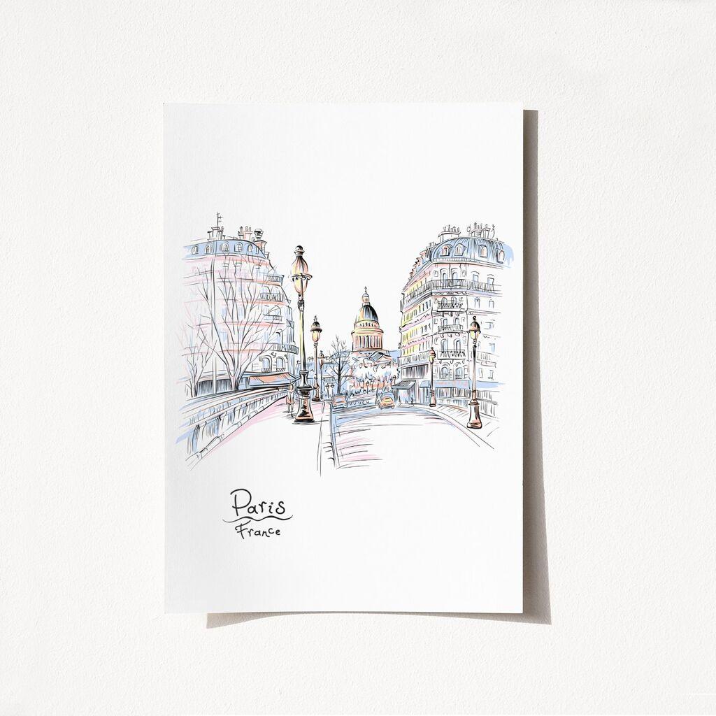 Wallity Poster Francuska Pariz-2029, 50x70 cm