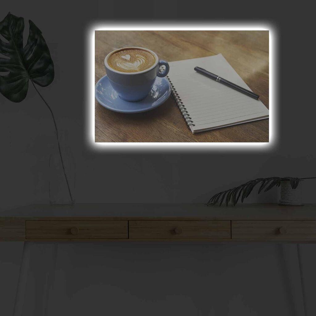 Zidna slika sa LED osvetljenjem 4570KDACT-002, 45x70 cm