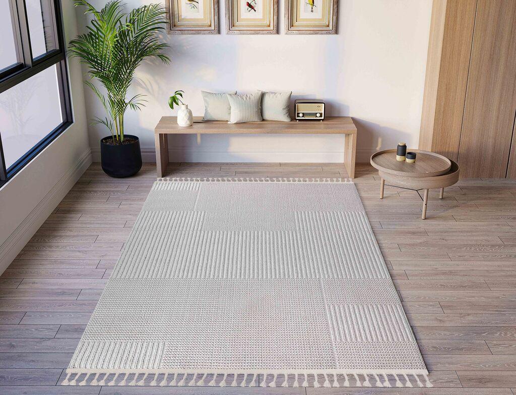 Conceptum Hypnose tepih Korya, 80 x 150 cm, bijela