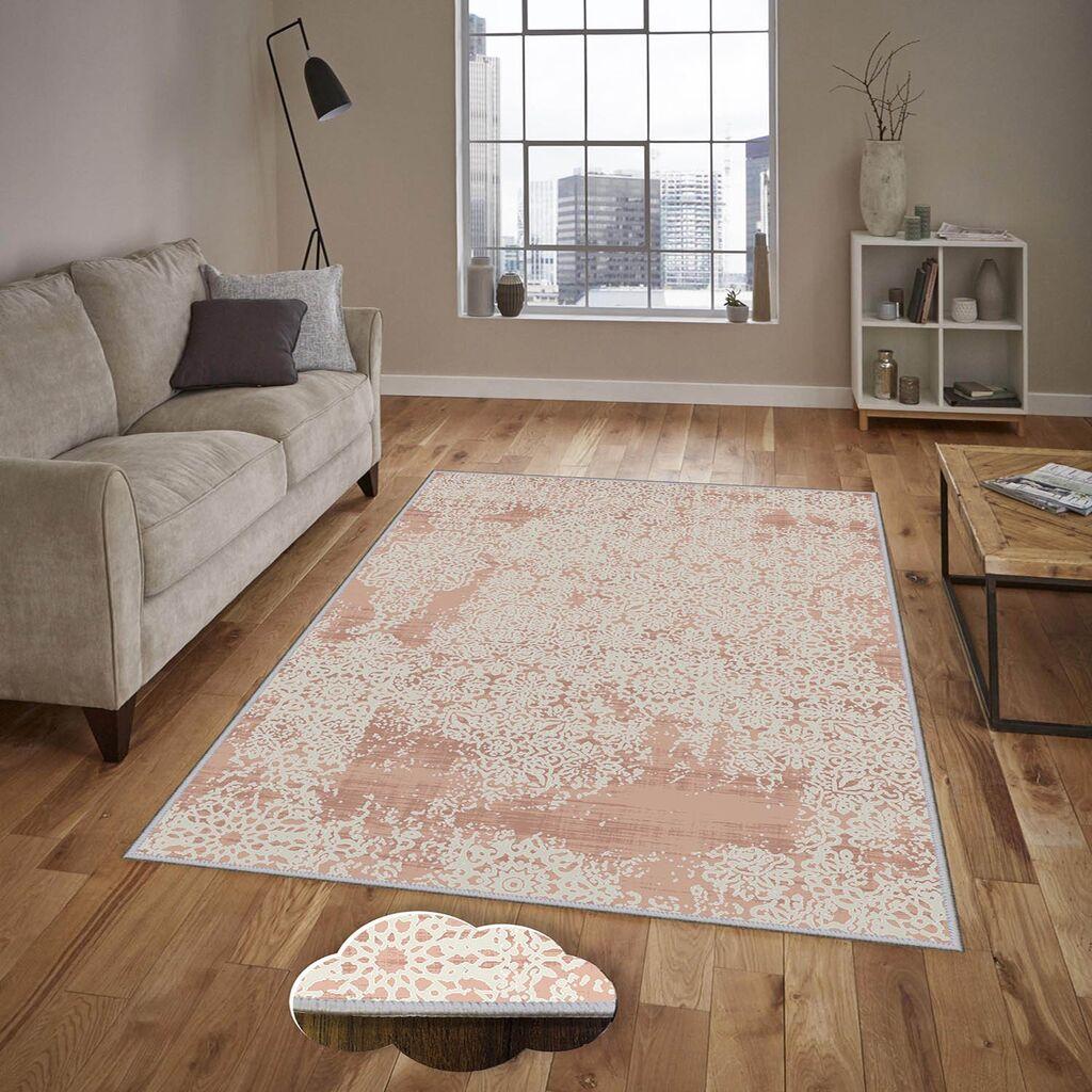 Conceptum Hypnose tepih Eexfab1130, pravougaoni, 180 x 280 cm, krem-roza