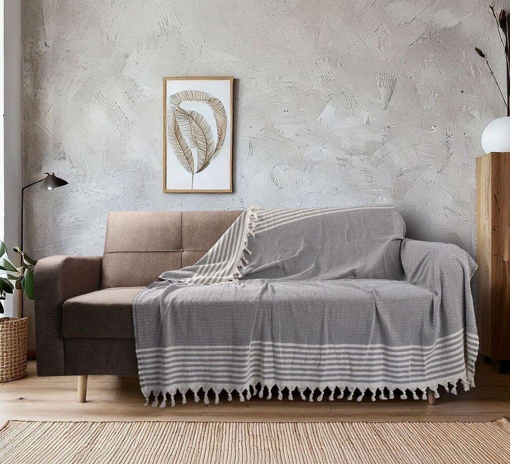 L'essentiel Maison Navlaka za sofu Sophia, 180x220 cm, antracit