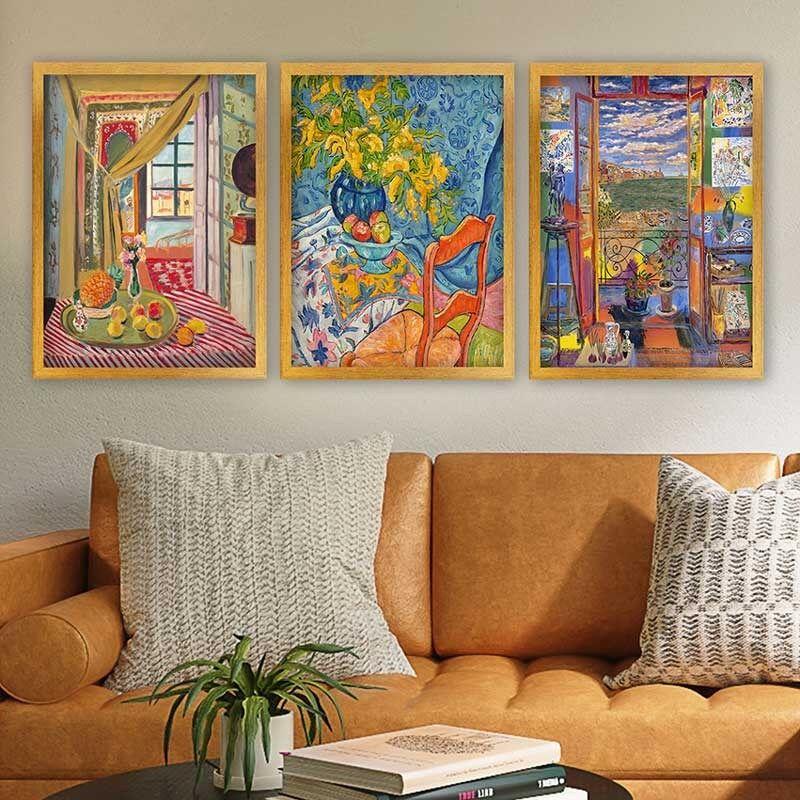 Wallity Set uramljenih slika 3AC_UN1535378, 3 dijela