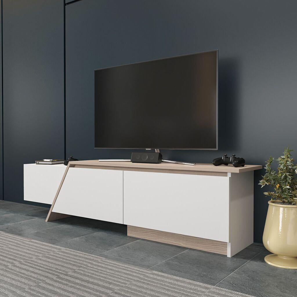 Hanah Home TV komoda Zonas, 180x28,6x35 cm, bijela