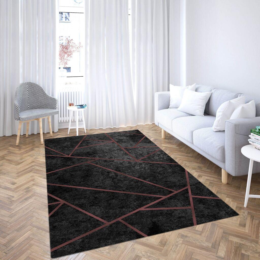 Conceptum Hypnose tepih CG_117, pravougaoni, 180 x 280 cm, crni