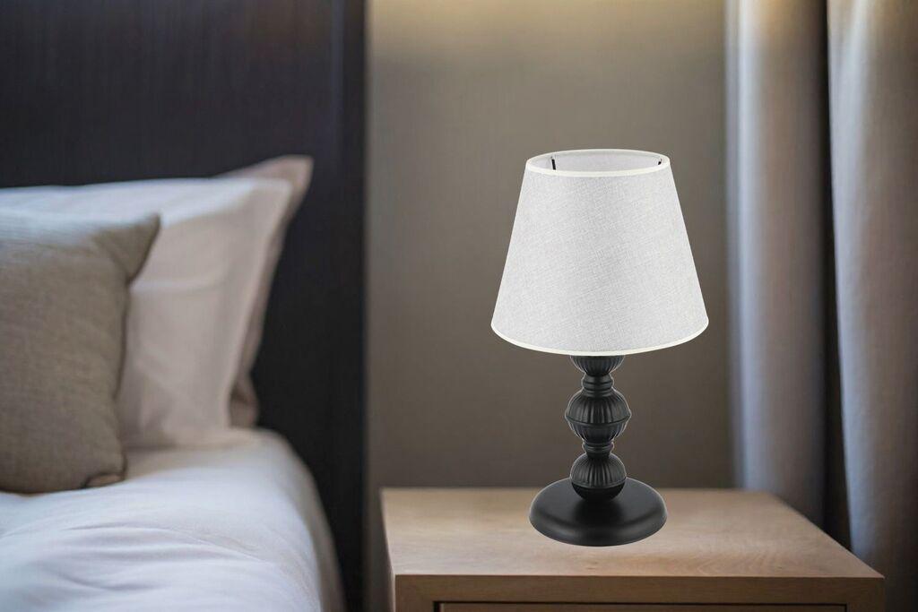 Opviq Stona lampa 301, 60 W, 45 cm, Svijetlosiva