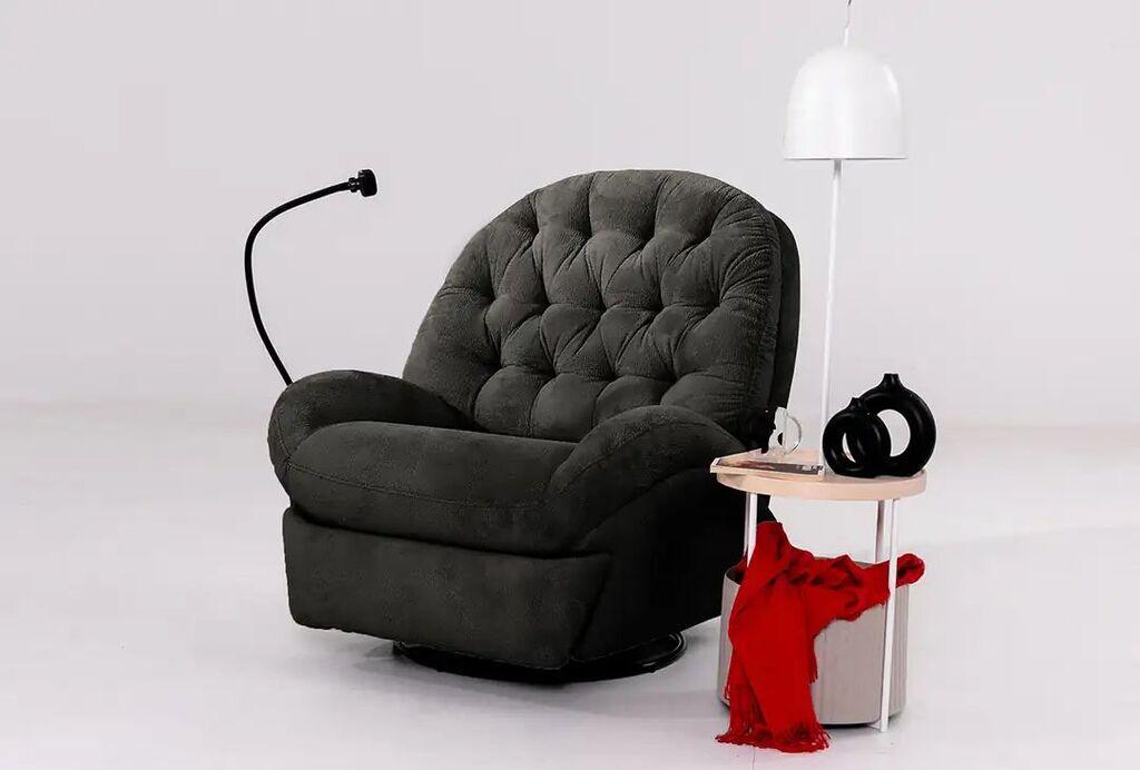 Atelier del Sofa Električna fotelja Dream Electric, 80 x 100 x 80 cm, Crna