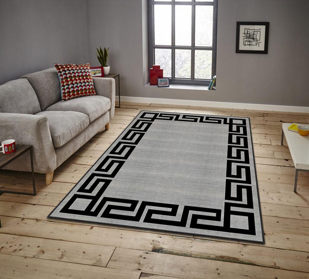 Conceptum Hypnose tepih Asr Crpt-125, pravougaoni, 100 x 140 cm, siva
