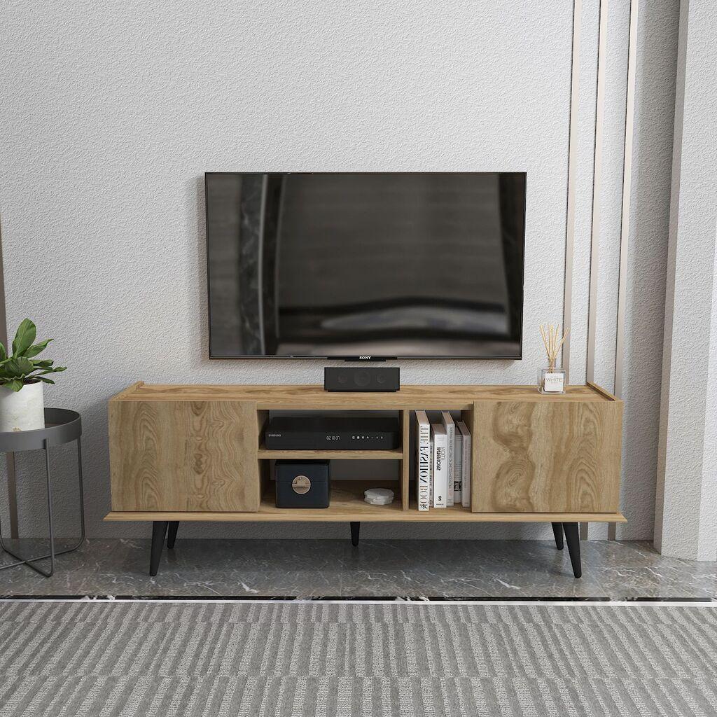 Hanah Kućni TV komoda Ekvador, 154,4x56,6x31,3 cm, Hrast