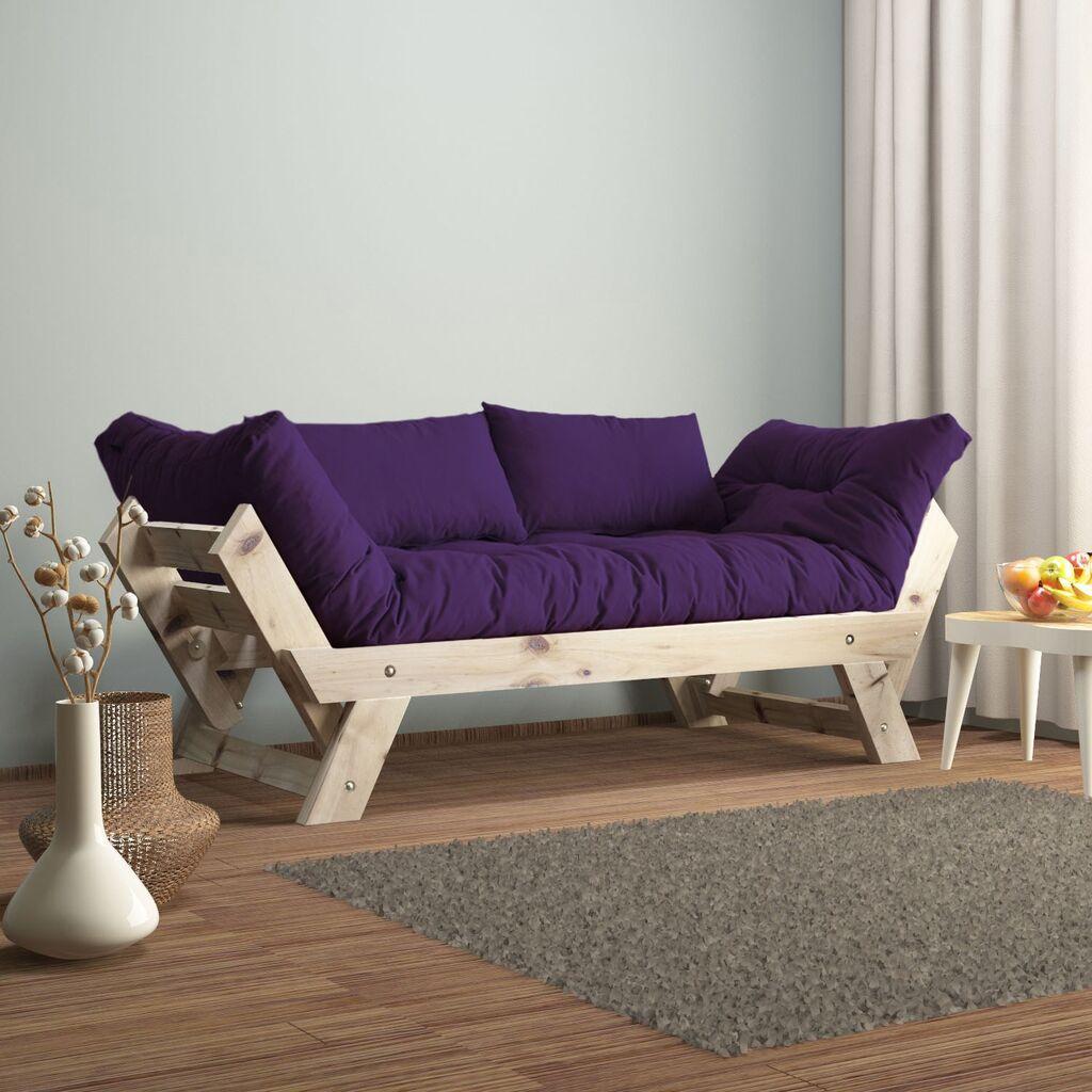 Hanah Home Garden dvosjed, prirodna i ljubičasta