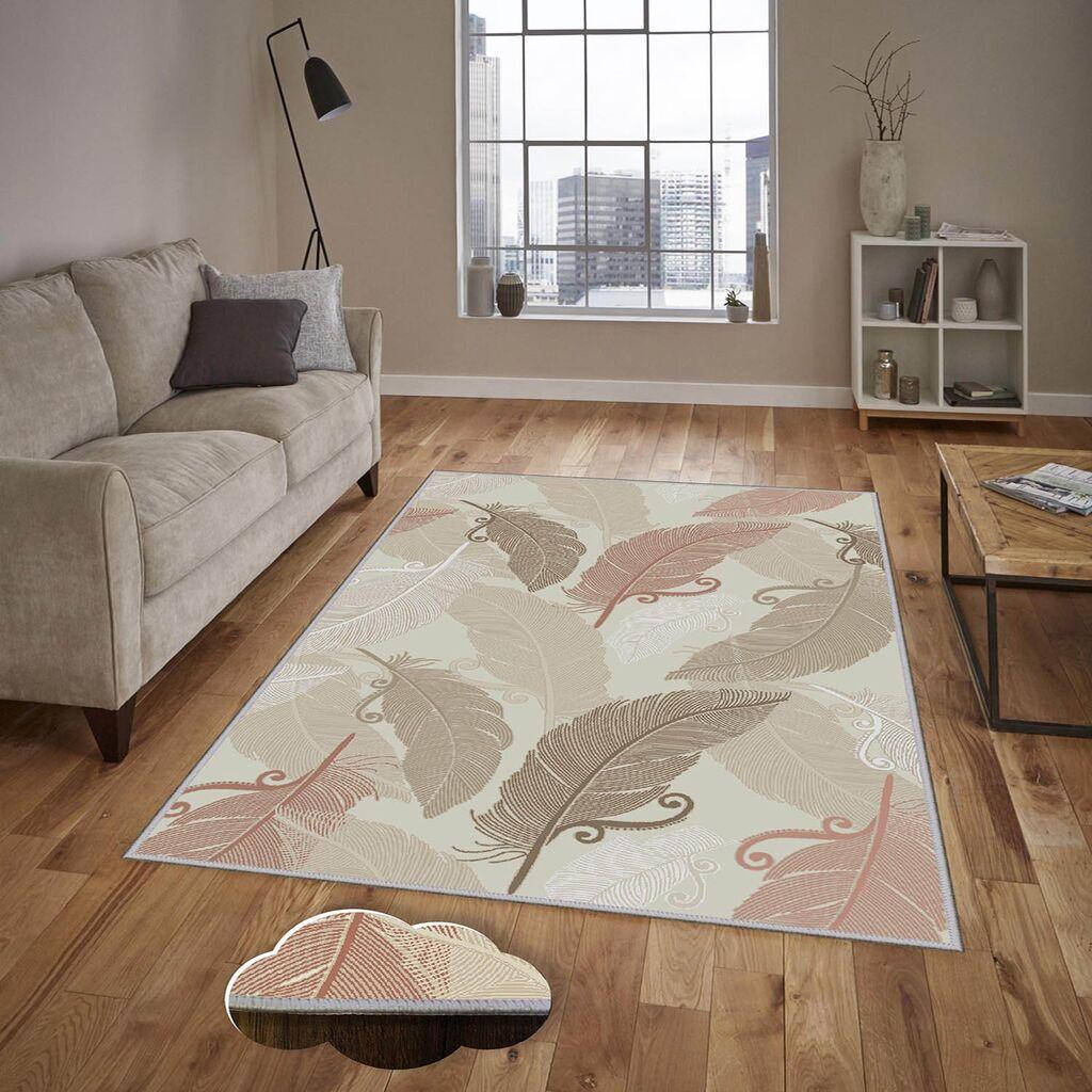 Conceptum Hypnose tepih Eexfab1149, pravougaoni, 80 x 120 cm, krem-roza
