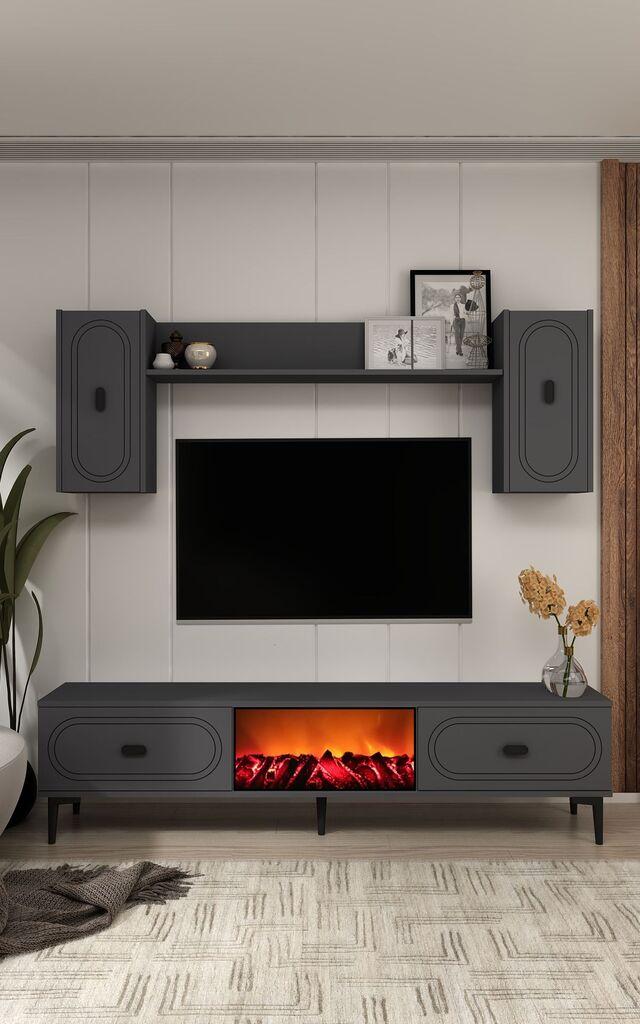 Hanah Home TV ormarić, antracit