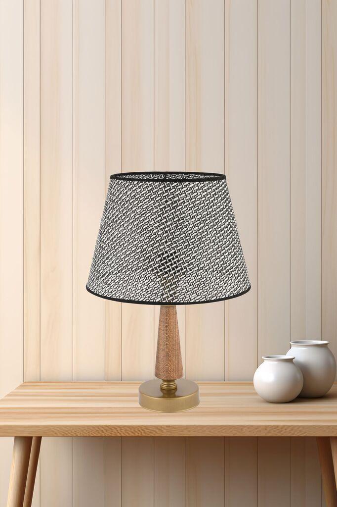 Opviq Stona lampa 302 Hazeran, 60 W, 43 cm, Siva