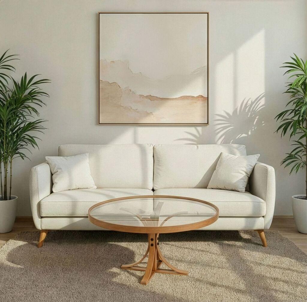 Hanah Home Stol za dnevni boravak Boston, 80x47x80 cm, Smeđa